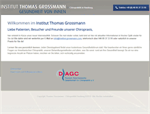 Tablet Screenshot of institut-grossmann.com